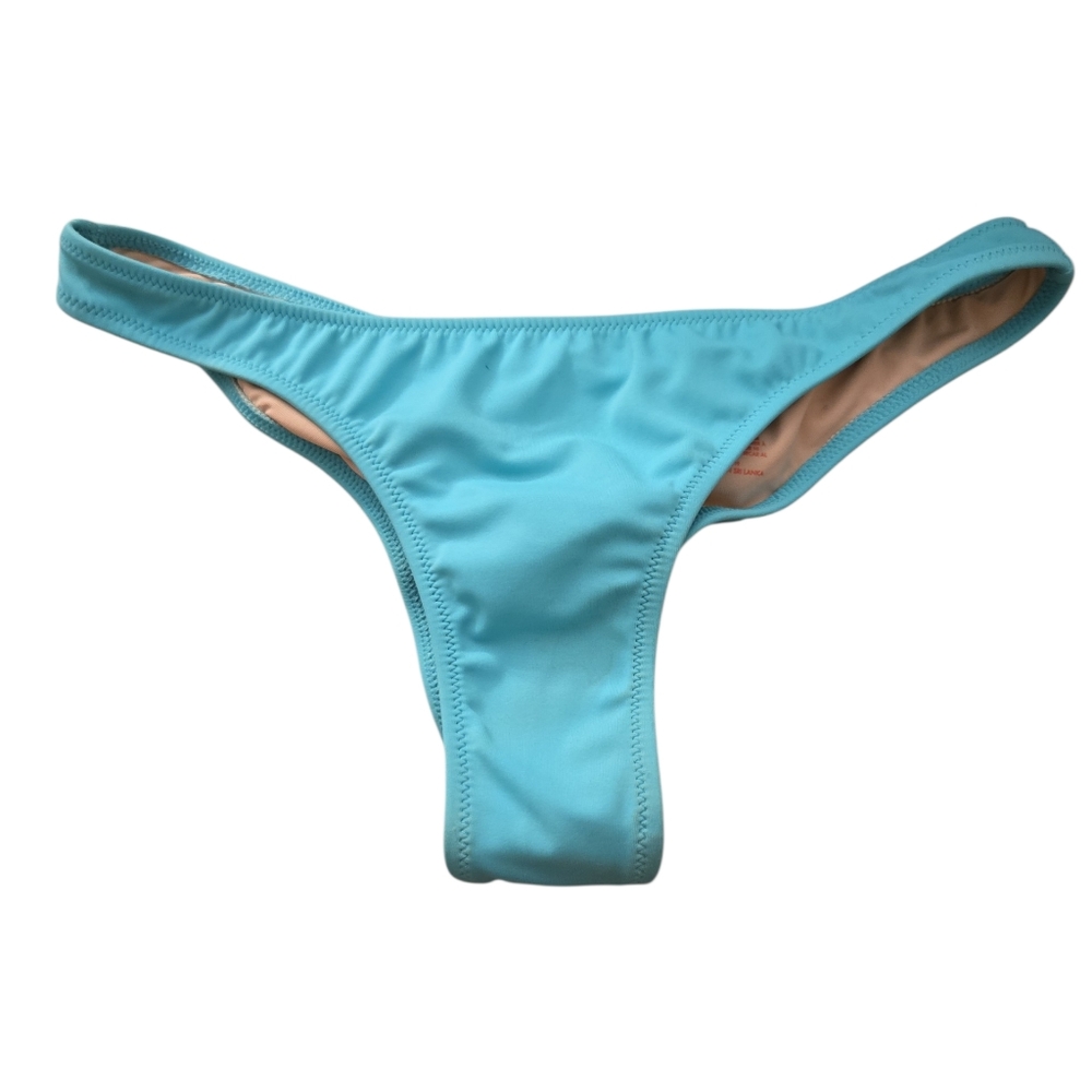 NWOT Victoria's Secret Mint Green Aqua Ruched Back Bikini Itsy Bottom XS